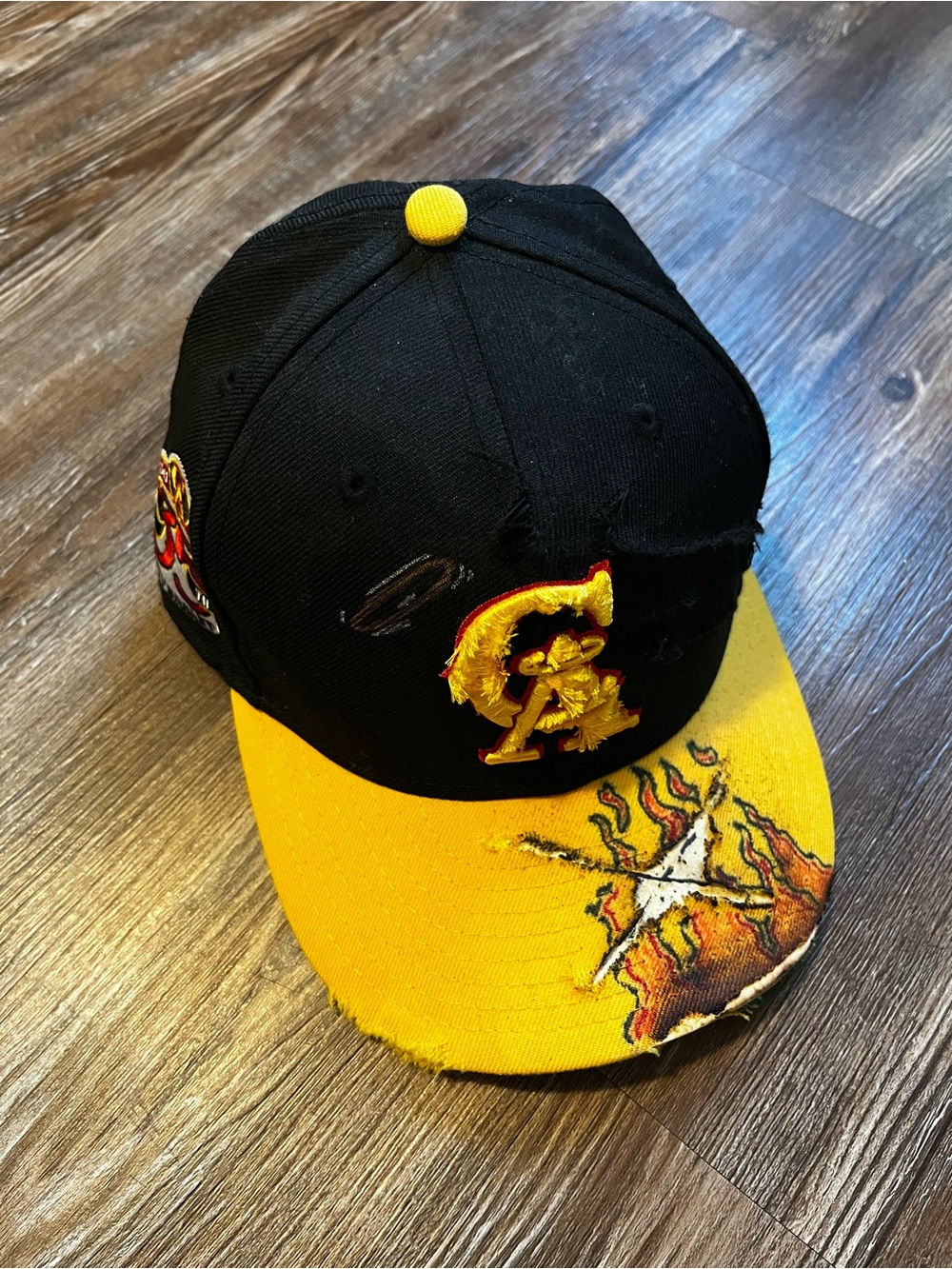 Custom 1 of 1 Cooperstown New Era California Angels 59FIFTY Fitted Hat